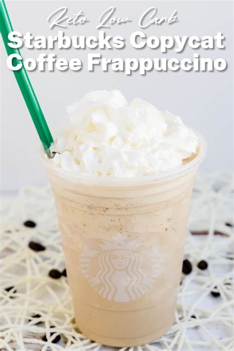 Best Keto Starbucks Copycat Coffee Frappuccino Lowcarbingasian