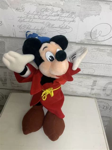 DISNEY FANTASIA MICKEY Mouse 15 Wizard Sorcerer Plush Teddy Disneyland