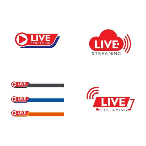 Premium Vector Live Stream Logo Design Vector Illustration