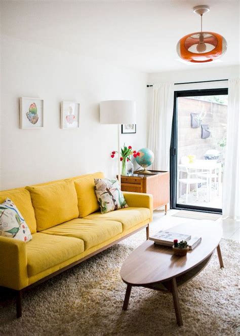 75 Beautiful Yellow Sofa For Living Room Decor Ideas Yellow Living