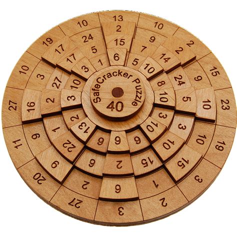 Safecracker 40 | Wood Puzzles | Puzzle Master Inc