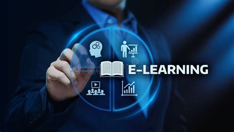 E Learning Education Internet Technology Webinar Online Courses Concept