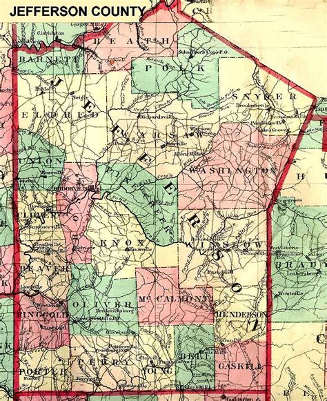 Jefferson County Pennsylvania Maps And Gazetteers
