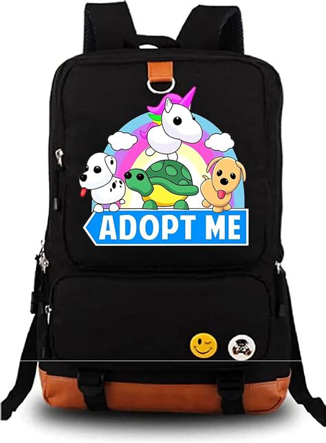 Adopt Me Most Favorite Of Cute Animal Backpack 173x114x51 Black