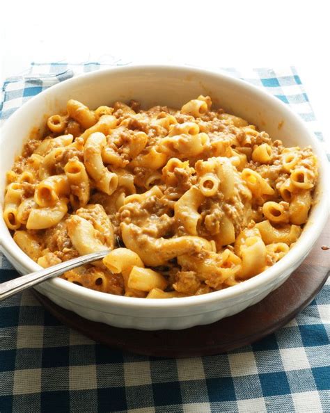 Sprinkle with salt and place in a 2 qt. Velveeta Cheese Burger Mac and Cheese- THE BEST AND ...
