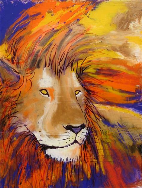 Lion Of Judah Painting By Diane Fairfield Saatchi Art
