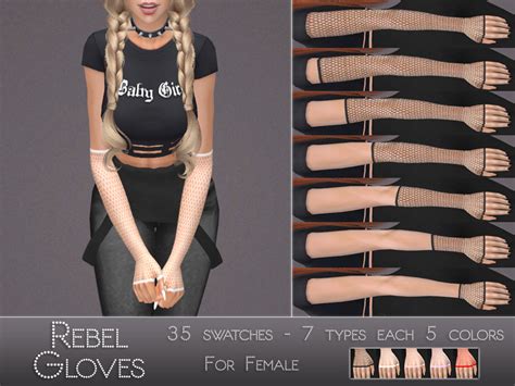 The Sims Resource Rebel Gloves