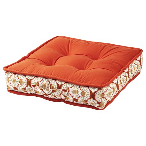 Ljuvare Floor Cushion Orange 48x48 Cm Ikea Indonesia