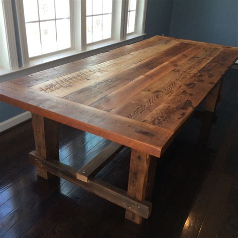 Hand Made To Order Reclaimed Wood Farm Style Table Etsy