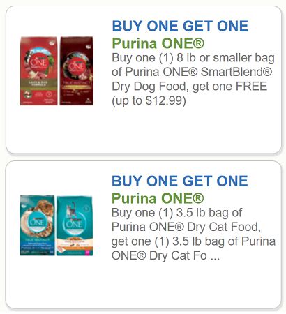 Purina coupons, purina one canned dog food coupon, purina one coupons, purina one smartblend canned. Purina Coupons - BOGO Free Purina One SmartBlend Dry Dog ...