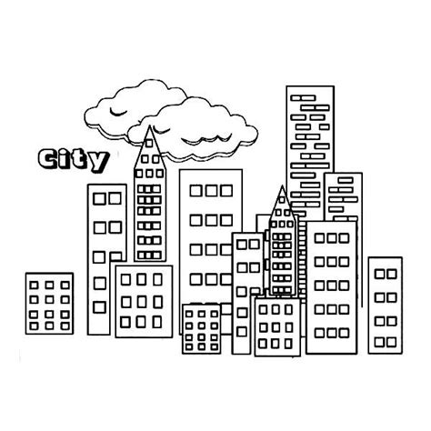 City Building Coloring Page Coloring Sun Coloring Pages Coloring