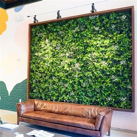 Artificial Green Wall Artificial Plants Real Plants Faux Plants