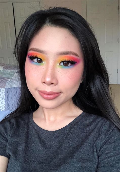 Rainbow Monolid Makeup Look : MakeupAddiction