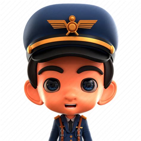 Male Pilot Plane Flight Man Person Profile Icon Download On