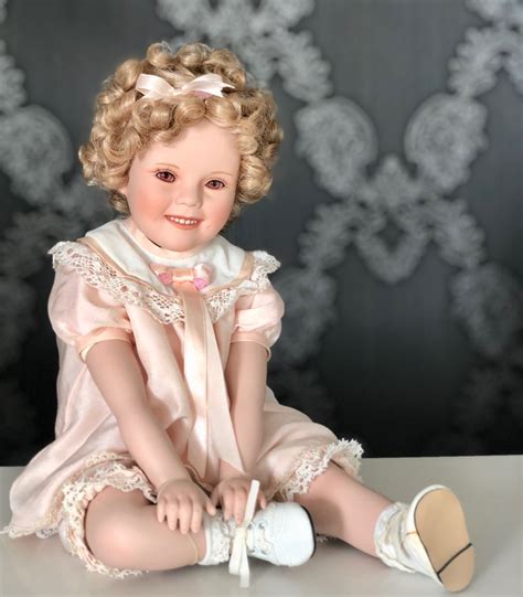 Little Miss Shirley Shirley Temple Portrait Porcelain Doll The