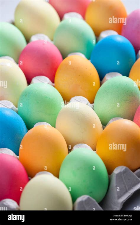 Still Life Of Easter Eggs Stock Photo Alamy