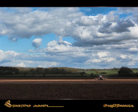 Wallpaper Sky Tractor Field Spring Farm Farmland Ploughing
