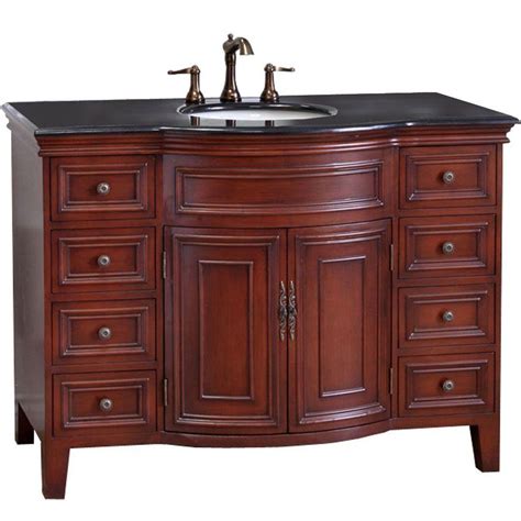 Some solid wood bathroom vanities with tops can be shipped to you at home, while others can be picked up in store. Single Sink Wood Vanity in Bathroom Vanities
