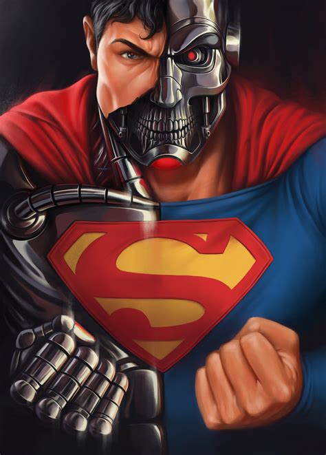 Artstation Cyborg Superman