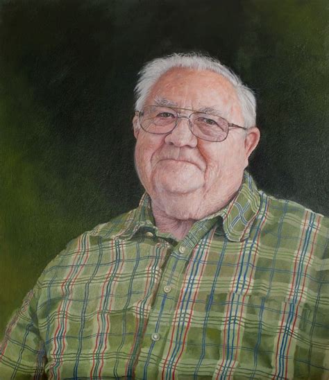 Grandpa Cobabe By Tom Wheeler 19 X 225 Oil On Panel Fine Art