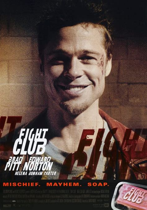 Fight Club Movie Poster Classic 90s Vintage Poster Prints4u