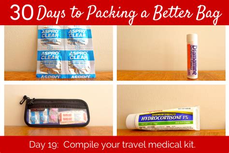 Day The Essential Travel Medical Kit Her Packing List