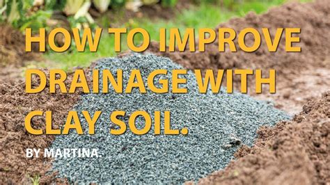 How To Improve Drainage With Clay Soil 😁 Youtube
