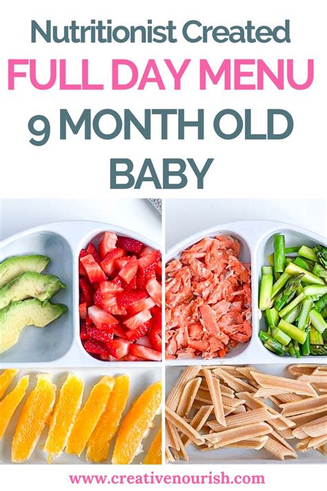 Before 6 months, your baby only needs breast milk and a vitamin d supplement. 9 Month Old Meal Plan - Nutritionist Approved | Creative ...