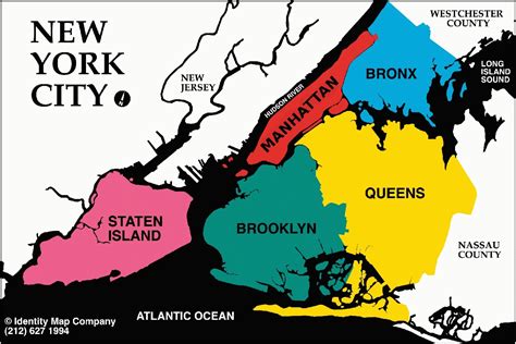The Five Boroughs Of New York City Map Collection