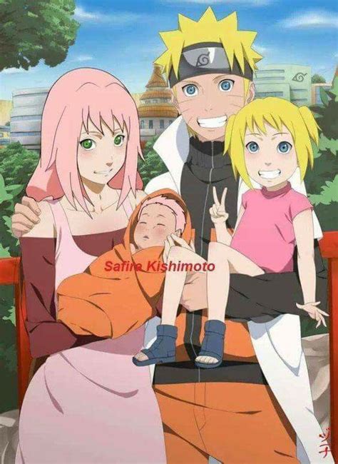 Naruto Uzumaki Sakura Haruno And Their Kids♥♥♥ Cute Love Naruto