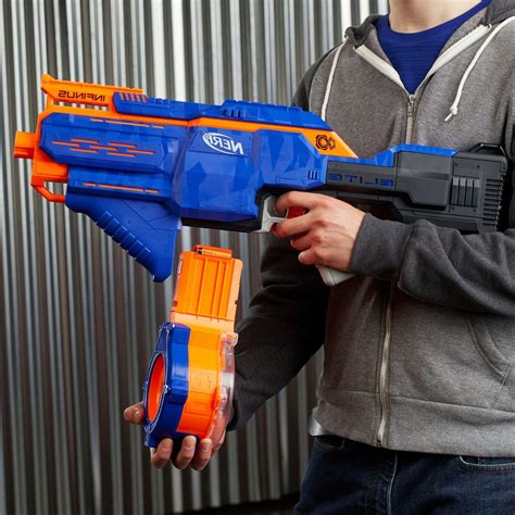 Dart Blaster Gun Nerf N Strike Elite Infinus Big