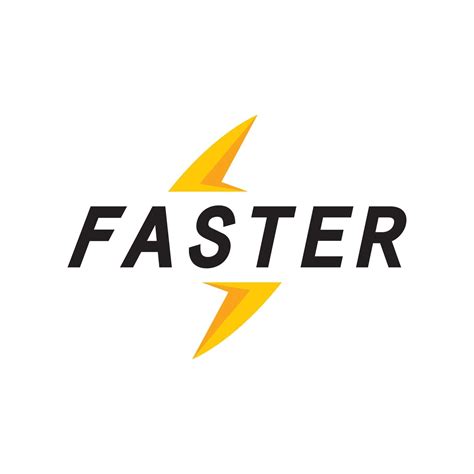 Faster Logo Template Vector Design 2861065 Vector Art At Vecteezy
