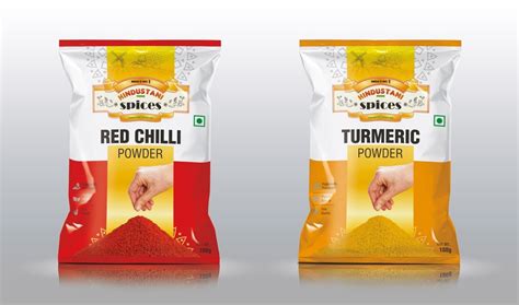 Plain Matte Spices Packaging Bags Zipper Slider At Rs 225kg In New