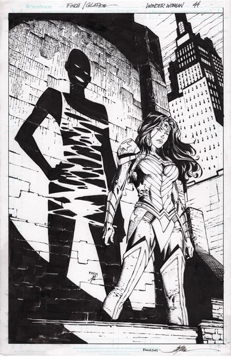 Wonder Woman Annual 1 Cover ~ Artists David Finch Penciller