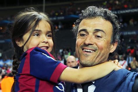 Luis enrique manager of barcelona and daughter xana celebrate victory after the uefa champions league final between juventus and fc barcelona in before stepping in as coach, enrique played professionally for both real madrid and barcelona. Luis Enrique announces heartbreaking news that his nine ...