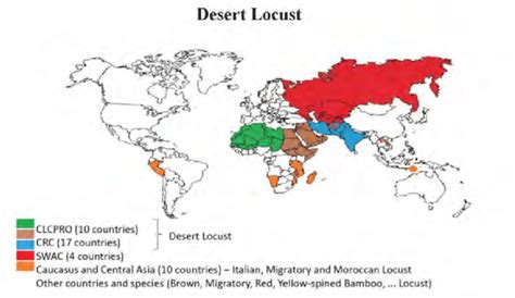 Geographical Distribution Of Transboundary Pest Infestations Source