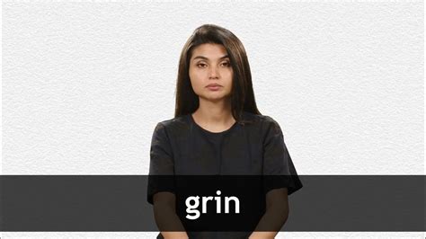 How To Pronounce Grin In American English Youtube