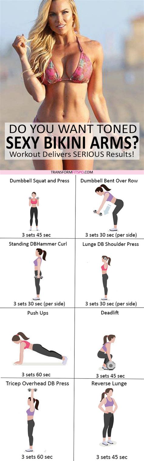 womensworkout workout femalefitness repin and share if this workout gave you sexy bikini arms