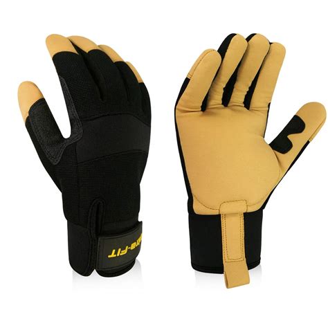 Intra Fit Heavy Duty Anti Vibration Gloves Reinforced Palm And Thumb