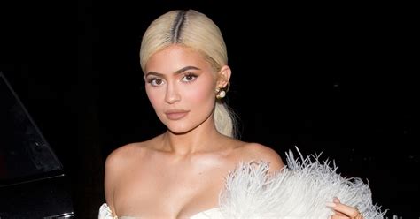 Kylie Jenner Slips Into White Dress And Shows Off Huge Diamond Ring
