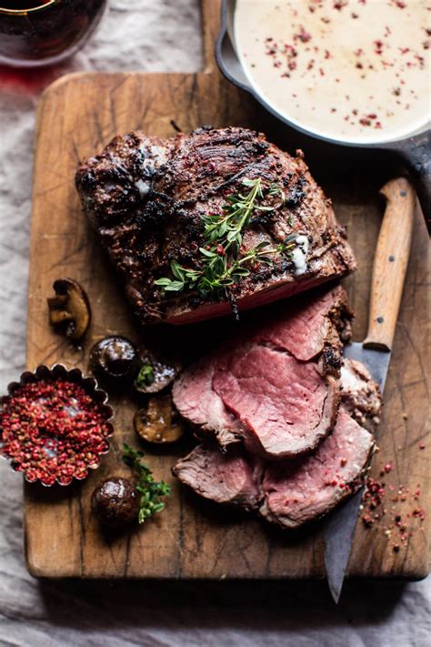 To round out the meal, i served the beef with sauteed haricot vert and roasted fingerling potatoes. Roasted Beef Tenderloin with Mushrooms and White Wine ...