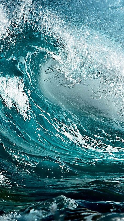 41 Ocean Waves Wallpaper Wallpapersafari