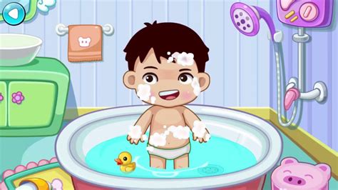 Dibujos Animados Baby Bathroom Toilet Training Lavado De Ropa