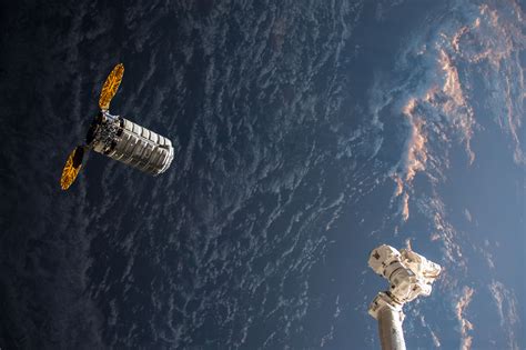 Sunrise Flight To The Space Station Nasa