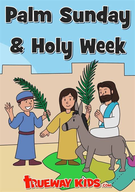 Palm Sunday Bible Lesson For Preschoolers Free Printable