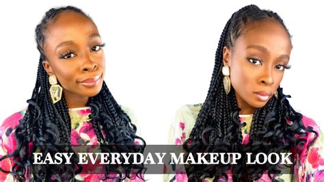 Easy Everyday Makeup Tutorial 2020 Darkskin Youtube