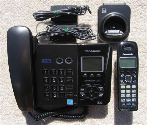 Panasonic Kx Tg9391t 2 Line Dect 6 Cordedcordless Handset Answering