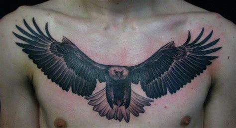 Realistic Chest Eagle Tattoo By Immortal Image Tattoos