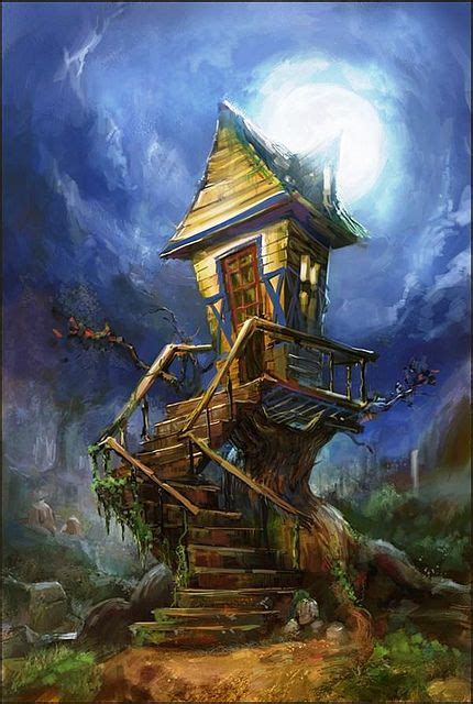 The Witch House House Illustration Witch House Environment Design