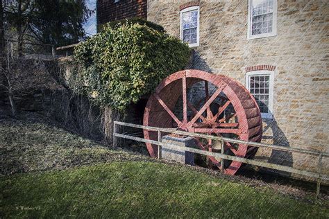 Grist Mill Waterwheel Photograph By Brian Wallace Fine Art America